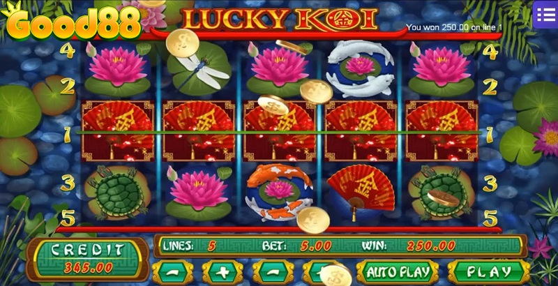 Game Slot 3D Lucky Koi tại Good88 casino: Điểm hấp dẫn thu hút người chơi là gì? 4 Game Lucky Koi