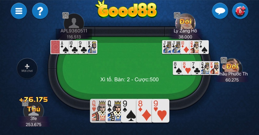 Good88 Poker: 5 lý do làm game thủ ghiền khó cưỡng 5 game poker