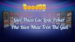Giới Thiệu Các Loại Poker Phổ Biến Nhất Trên Thế Giới Good88 3 Giới thiệu các loại Poker phổ biến nhất trên thế giới